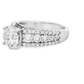 Load image into Gallery viewer, 14k White Gold 1.55 Carat Natural Diamond Engagement Ring