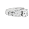 Load image into Gallery viewer, 14k White Gold 1.55 Carat Natural Diamond Engagement Ring