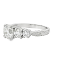Load image into Gallery viewer, Platinum Five Stone Diamond Engagement Ring