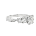 Load image into Gallery viewer, Platinum Five Stone Diamond Engagement Ring