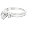 Load image into Gallery viewer, Platinum 3 Stone Diamond Ring