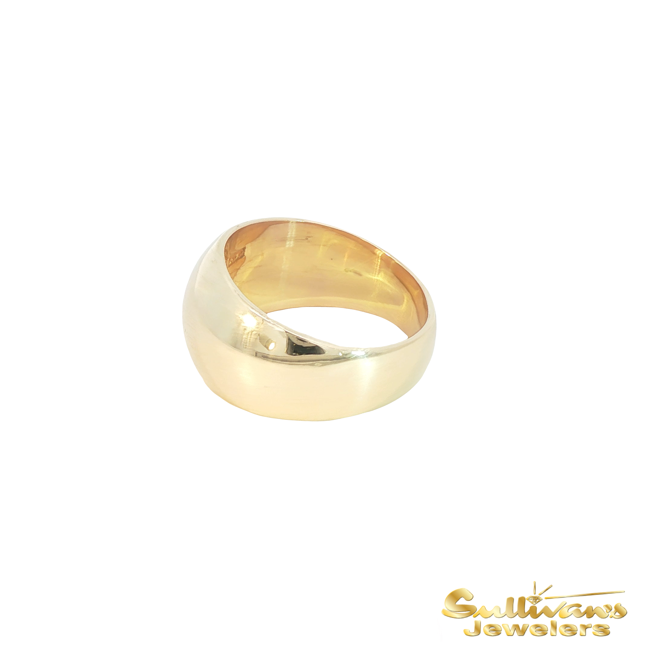 14KT Classic Yellow Gold Dome Band Ring
