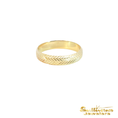 Load image into Gallery viewer, 14K Yellow Gold Chevron Pattern Gold Band