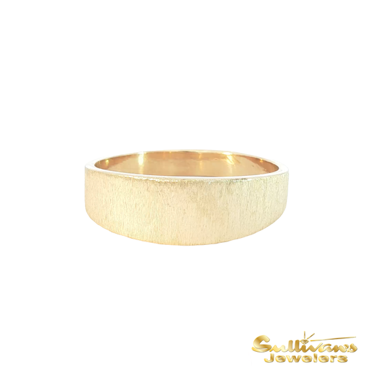 Solid Gold Minimalist Band Ring
