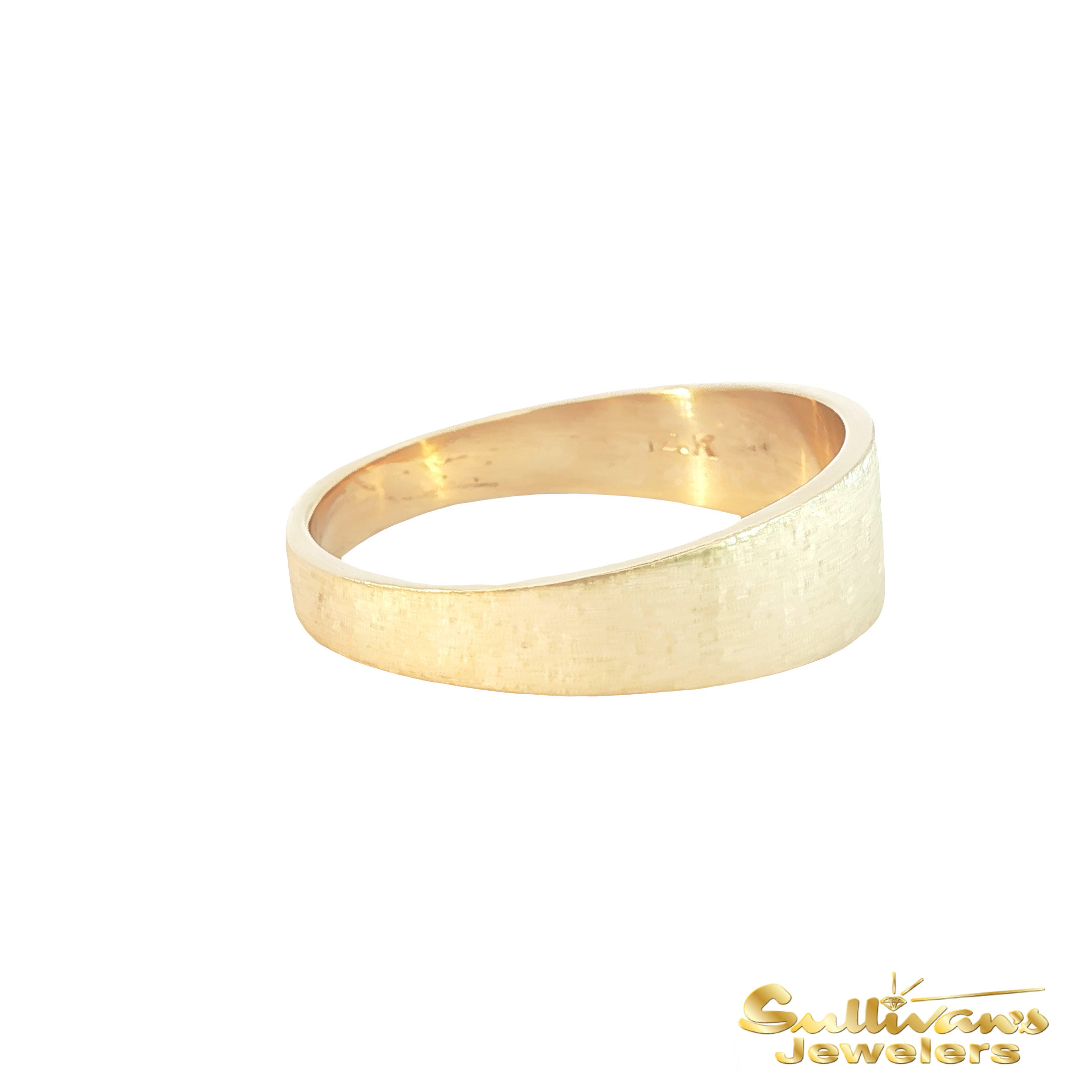Solid Gold Minimalist Band Ring