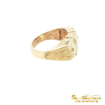 Load image into Gallery viewer, 14K Yellow Gold Nugget Signet Ring