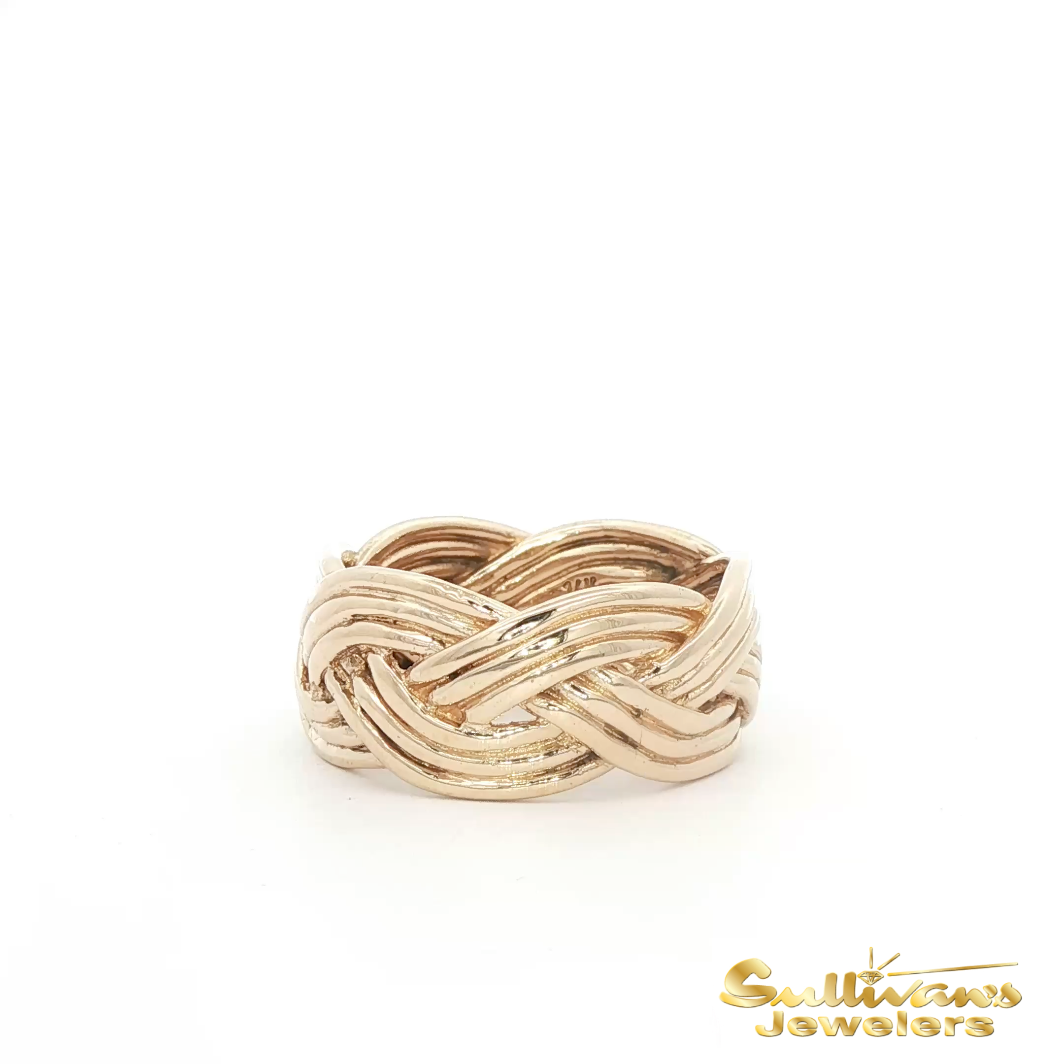 Braided 14K Yellow Gold Ring