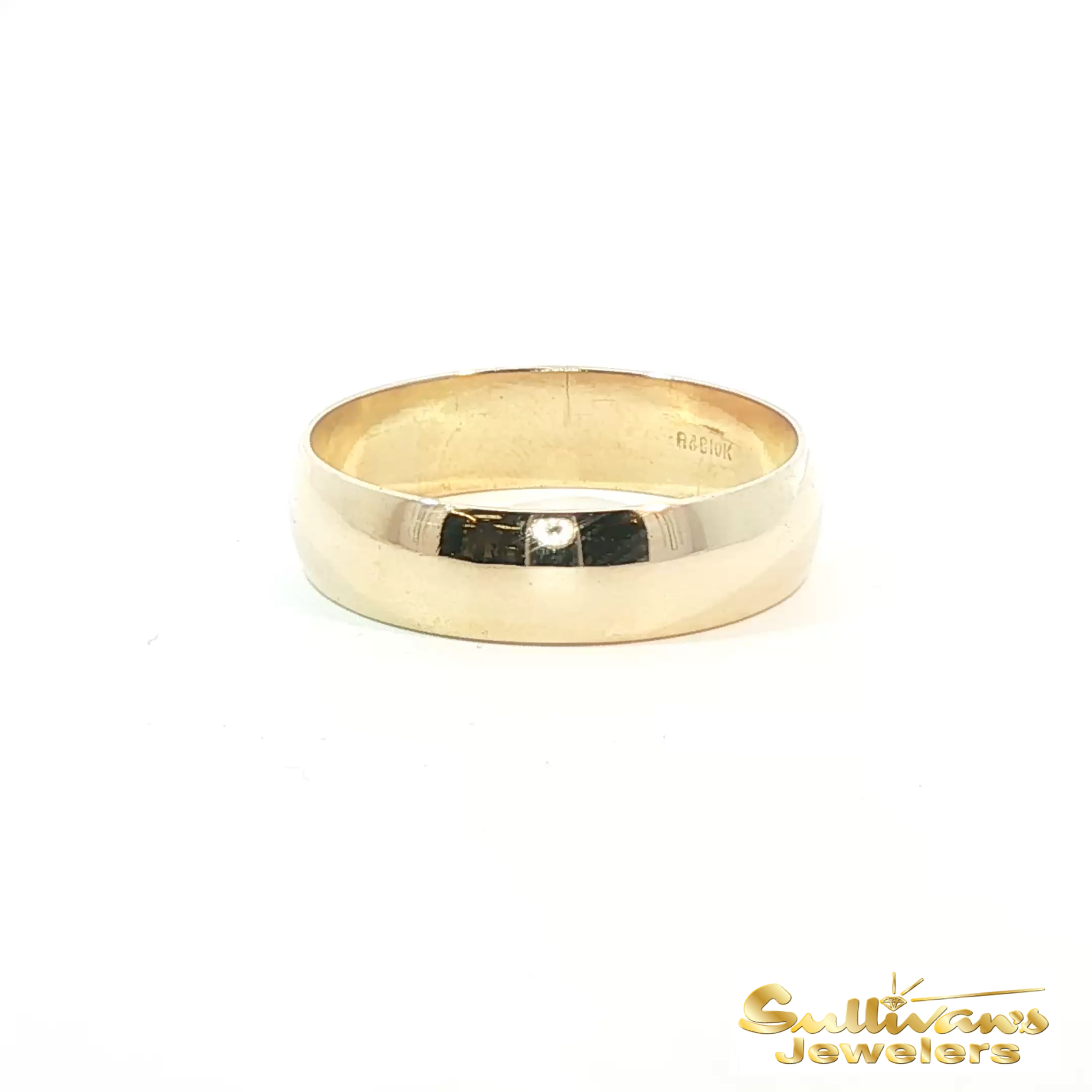 10K Classic Yellow Gold Band Ring