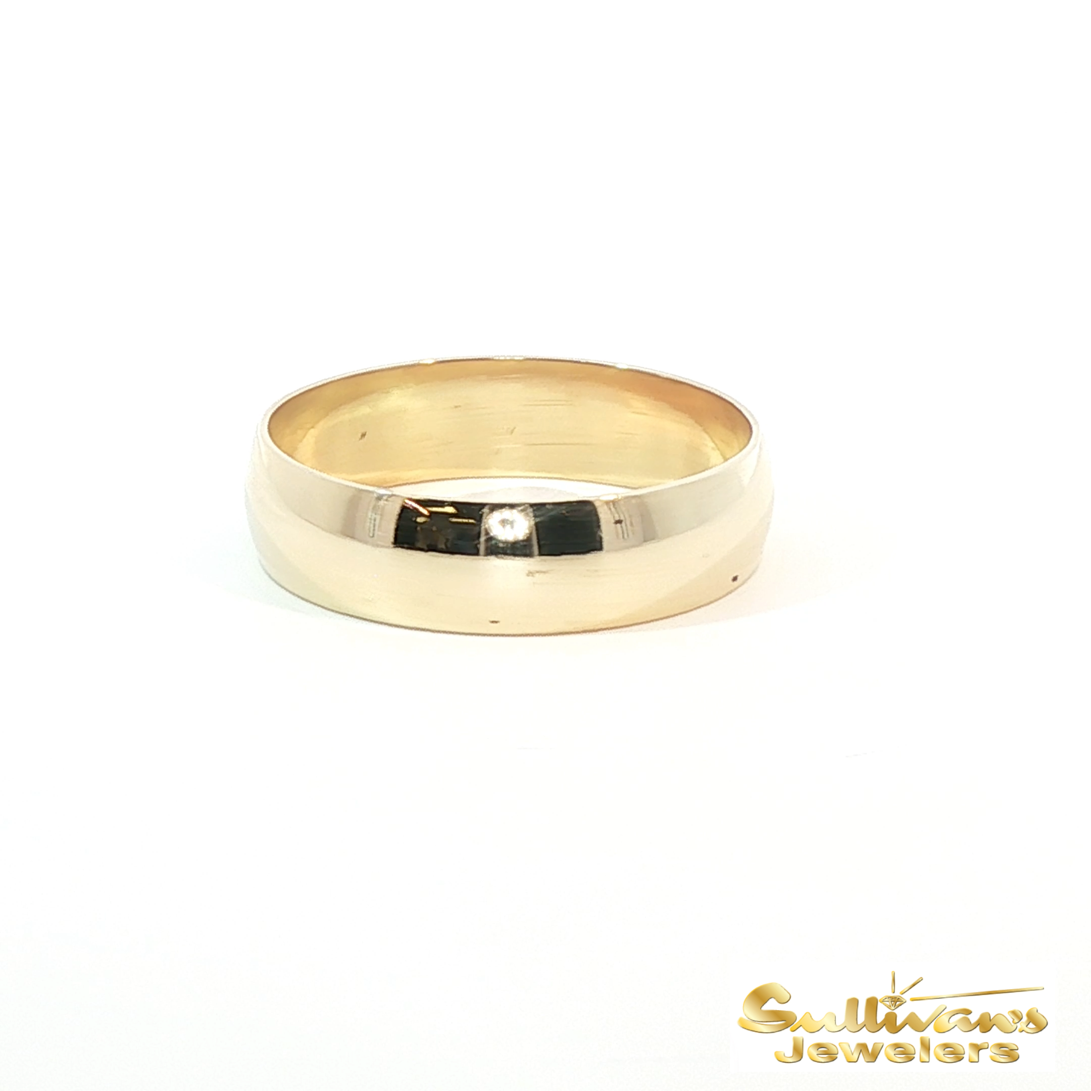 10K Classic Yellow Gold Band Ring