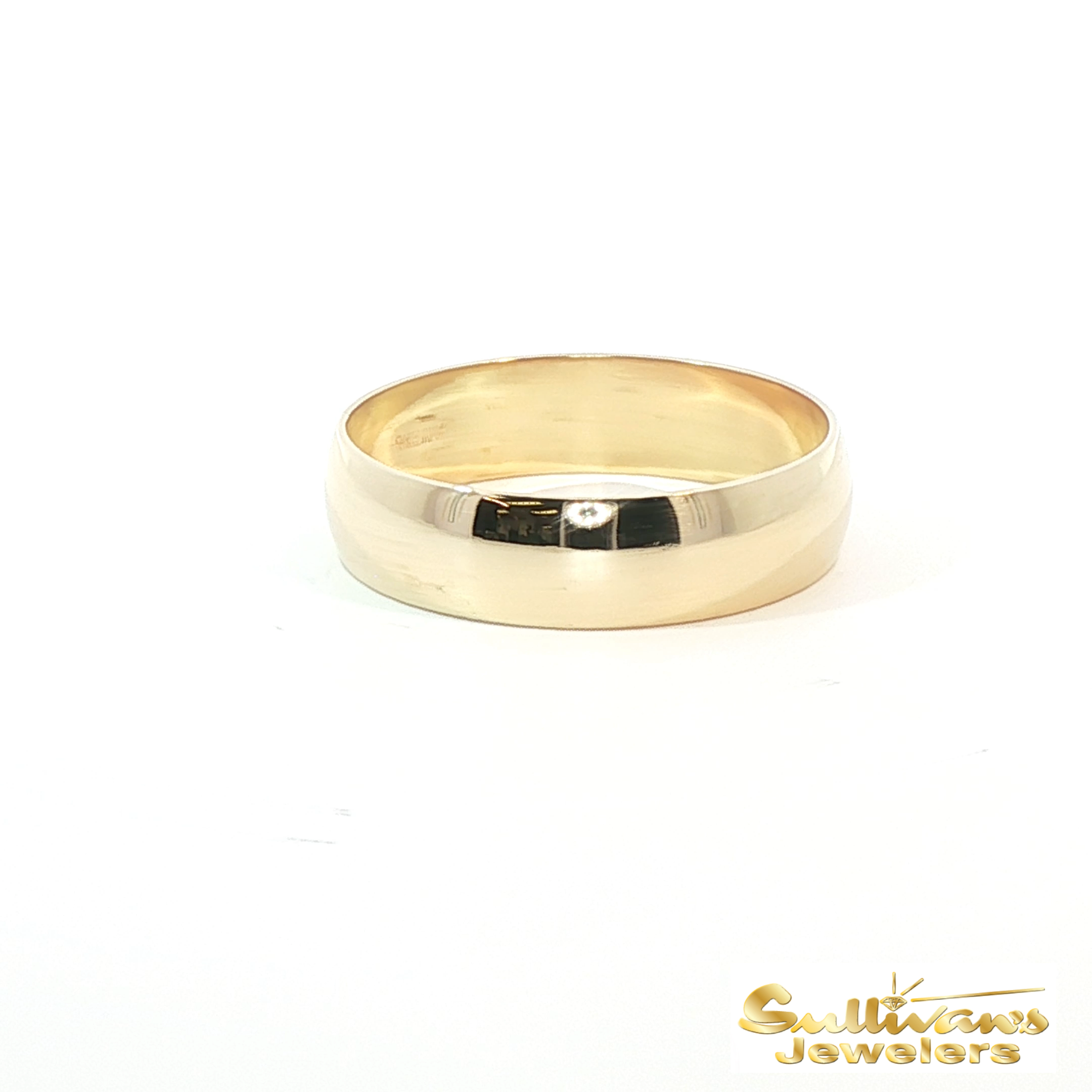 10K Classic Yellow Gold Band Ring