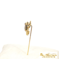 Load image into Gallery viewer, Vintage 14K Yellow Gold Diamond Frog Pin