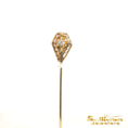 Load image into Gallery viewer, Vintage 14K Yellow Gold Diamond & Pearl Pin