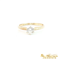 Load image into Gallery viewer, 14K Classic Yellow Gold Diamond Solitaire Ring