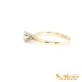 Load image into Gallery viewer, 14K Classic Yellow Gold Diamond Solitaire Ring