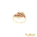 Load image into Gallery viewer, 14K Yellow Gold Ruby and Diamond Ring