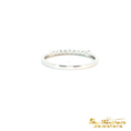 Load image into Gallery viewer, 14K White Gold Sapphire and Diamond Ring