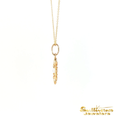 Load image into Gallery viewer, 14K Yellow Gold Dancing Diamond Sunshine Pendant