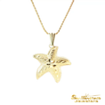 Load image into Gallery viewer, 14K Yellow Gold Starfish Charm Pendant