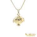 Load image into Gallery viewer, 14K Yellow Gold Fish Pendant