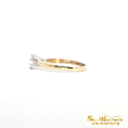 Load image into Gallery viewer, 14K Yellow Gold Diamond Engagement Ring