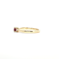 Load image into Gallery viewer, Yellow Gold Multistone Ring with Oval Ruby Cabochon