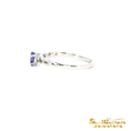 Load image into Gallery viewer, 14K White Gold Tanzanite Infinity Ring