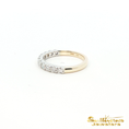 Load image into Gallery viewer, 14K Two-Tone Natural Diamond Band
