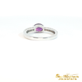 Load image into Gallery viewer, 14K White Gold Color Changing Purple Sapphire Ring