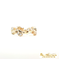 Load image into Gallery viewer, 14K Yellow Gold Diamond "Swimming Upstream" Ring