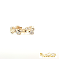Load image into Gallery viewer, 14K Yellow Gold Diamond "Swimming Upstream" Ring