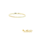 Load image into Gallery viewer, 14K Yellow Gold Emerald Bead Band Ring
