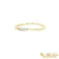 Load image into Gallery viewer, 14K Yellow Gold Natural Diamond Bead Ring