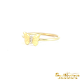 Load image into Gallery viewer, 14K Yellow Gold Butterfly Stackable Ring