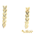Load image into Gallery viewer, 14K Yellow Gold Heart Drop Earrings