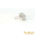 Load image into Gallery viewer, 14K White Gold 1.44CTW Natural Diamond Stud Earrings