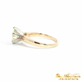 Load image into Gallery viewer, 14K Yellow Gold Old European Cut Diamond Ring