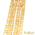 Load image into Gallery viewer, Vintage Style Yellow Gold Filigree Multi-Strand Star Link Bracelet