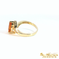 Load image into Gallery viewer, 14K Yellow Gold Pear Citrine Ring