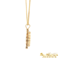 Load image into Gallery viewer, 14K Yellow Gold Opal with Halo Pendant
