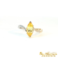 Load image into Gallery viewer, 14K Two-Tone Bypass Danburite Ring
