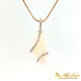 Load image into Gallery viewer, 14K Yellow Gold Wrap Opal Pendant