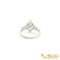 Load image into Gallery viewer, Platinum 3 Stone Diamond Marquise Ring