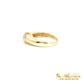 Load image into Gallery viewer, 14K Yellow Gold Solitaire Channel Set Diamond Ring
