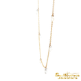 Load image into Gallery viewer, 14K Yellow Gold Fringe Diamond Necklace