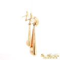 Load image into Gallery viewer, 14K Yellow Gold Omega Dangle Earrings