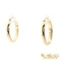 Load image into Gallery viewer, 14K Yellow Gold Classic Oval Hoop Earrings