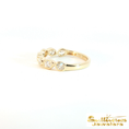 Load image into Gallery viewer, 14K Yellow Gold Diamond Bezel-Set Vine Ring