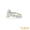 Load image into Gallery viewer, Platinum Lab-Grown Marquise Diamond Custom Ring