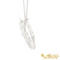 Load image into Gallery viewer, Sterling Silver Island Root Logo 28mm Pendant