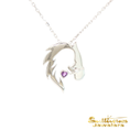 Load image into Gallery viewer, Sterling Silver / Gold-plated Relentless Equestrian Foundation Amethyst Pendant